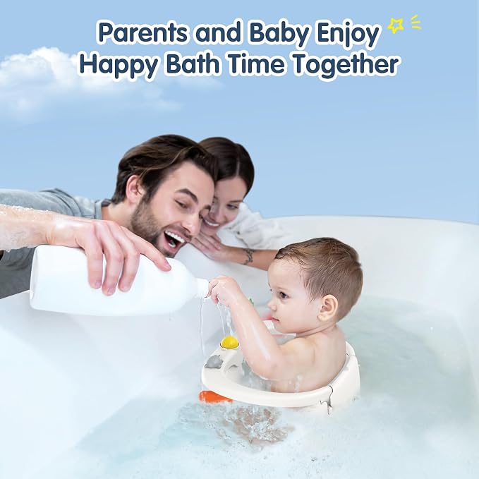 Baby Bath Seat for Babies 6 Months & Up, Non-Slip Bath Seats for Babies Sitting - Image 7
