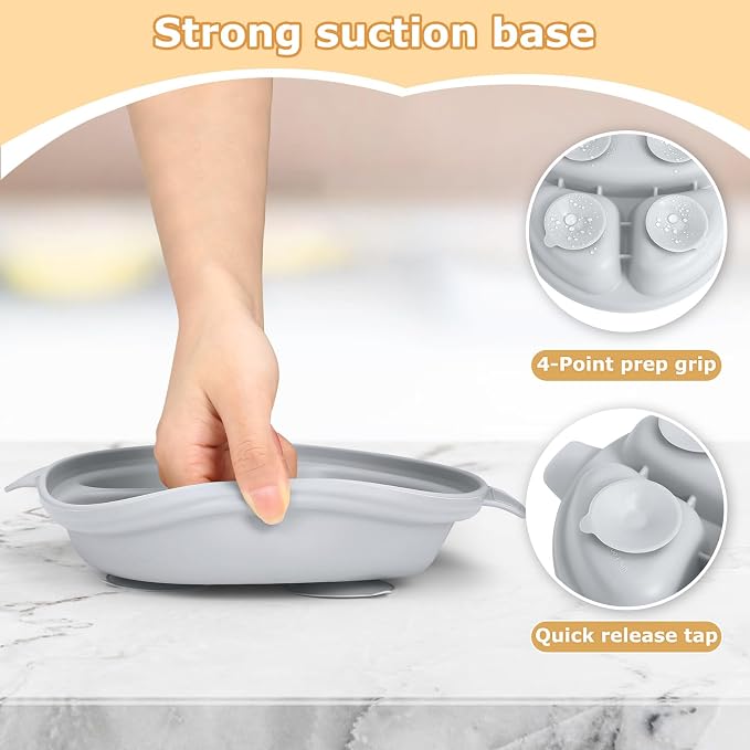 Stainless Steel Baby Plates - Image 3