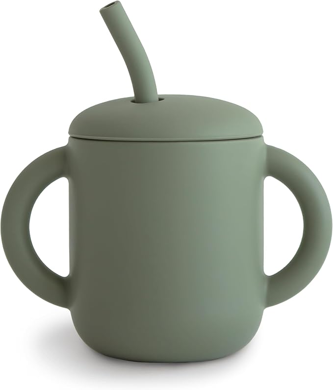 mushie 100% Silicone Training Cup & Straw by mushie