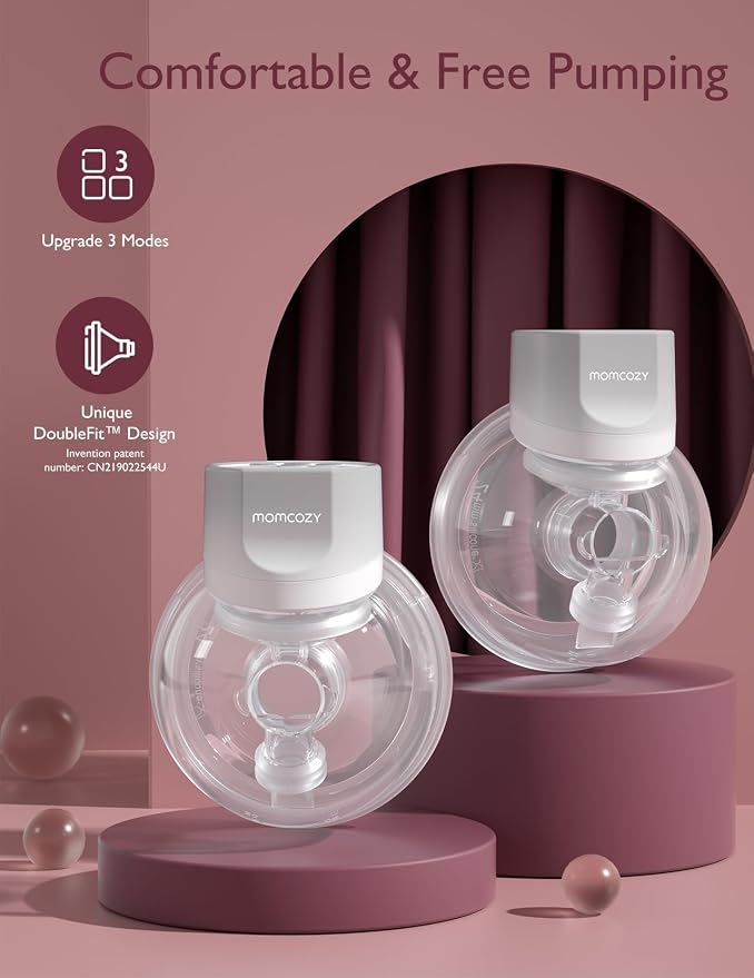 Momcozy Hands-Free Breast Pump S12 Pro, Wearable & Portable Pump - Image 3