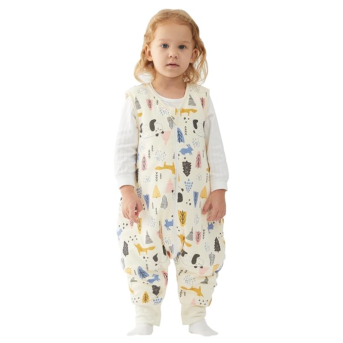 Duomiaomiao 2.5 TOG Toddler Sleep Sack 6-12 Months 100% Cotton Winter Baby by DuoMiaoMiao