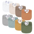 Konssy Muslin Baby Bibs 8 Pack Baby Bandana Drool Bibs Cotton by Konssy