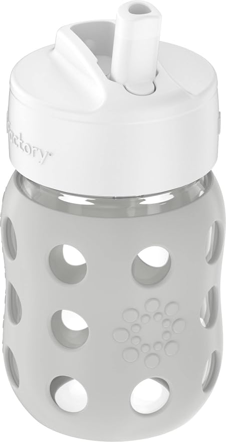 Lifefactory 8-Ounce Wide Neck Glass Baby Bottle - Image 4