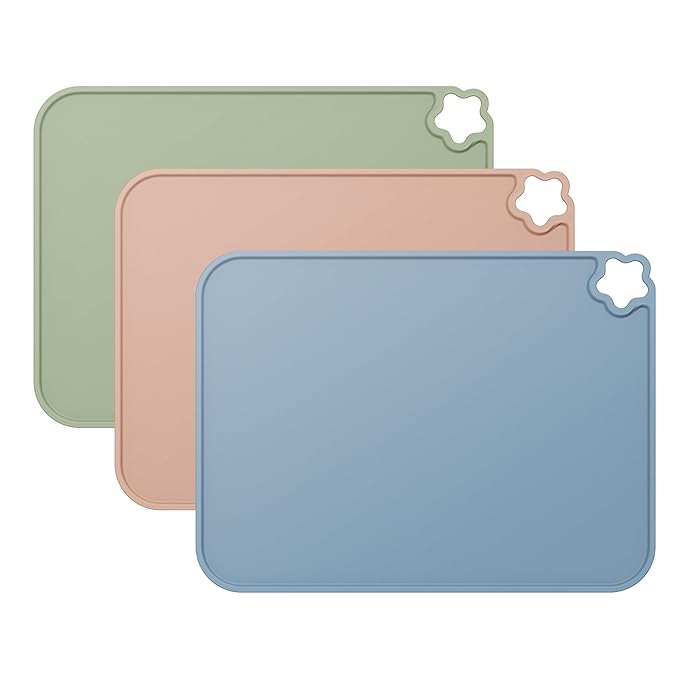 Cutebe Silicone Placemat for Toddles Kids Non-Slip Reusable Portable Kids by Cutebe