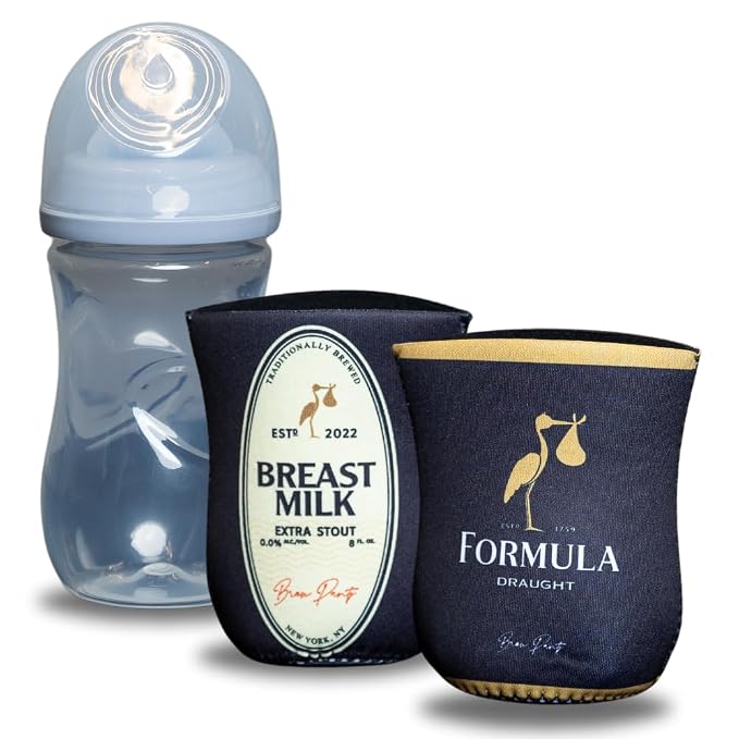 Irish Beer Themed Coozies for Baby Bottles by BrewPants