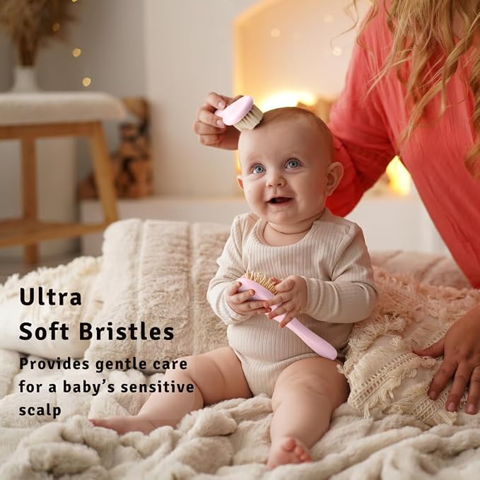 Baby Hair Brush Set for Newborns - Image 3