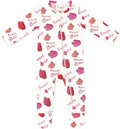Jimonda Baby Girls Boys Footed Pajamas, Rayon From Bamboo, 2 Way Zipper Long by JimondaBaby