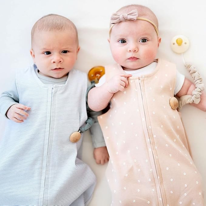 Ely's & Co. 100% Cotton Wearable Blanket Baby Sleep Bag 2 Pack - Image 5
