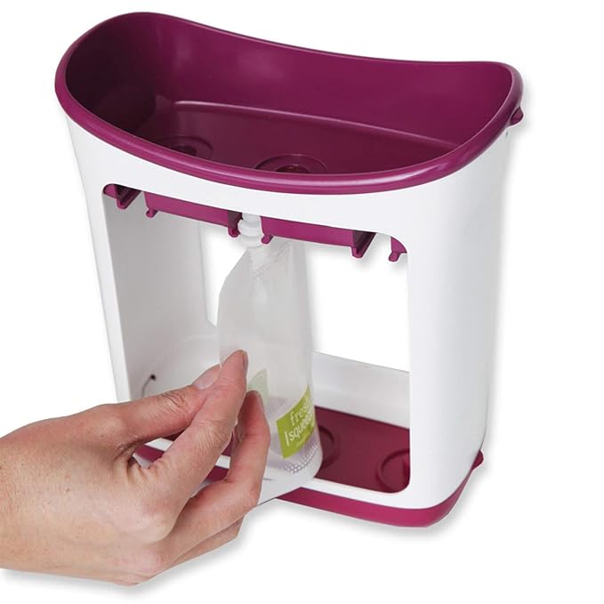Infantino Squeeze Station, Baby Food Maker & Pouch Filler, Fill 3 Reusable - Image 6