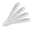 BEABA Baby's First Foods Spoon Set, Original Silicone Baby Spoons, 4 Pack by BEABAUSA
