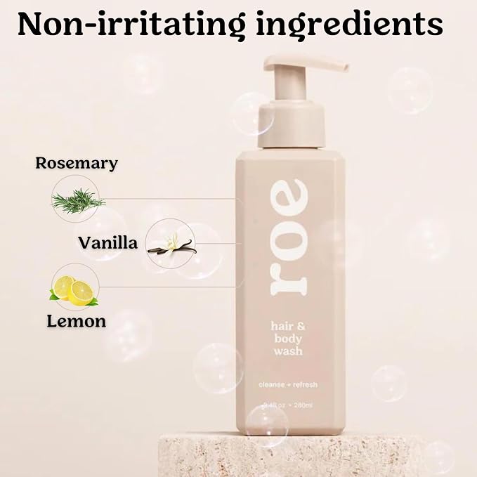 Roe Wellness- Toddler & Baby Body Wash & Shampoo Moisturizing Clean Ingredients - Image 2
