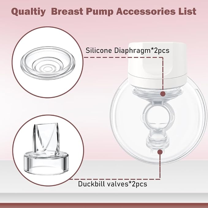2pcs Duckbill Valves and 2pcs Silicone Diaphragm Compatible - Image 3