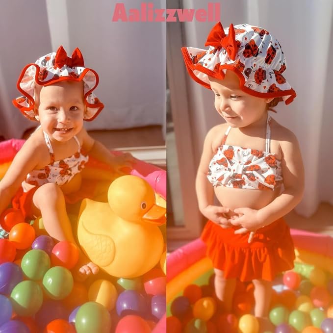 Aalizzwell Baby Girl 2-Piece Bikini Swimsuit - Image 2