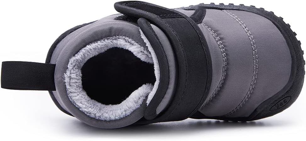 BMCiTYBM Toddler Baby Snow Boots Winter Shoes Boys Girls Cold Weather Baby Faux - Image 4