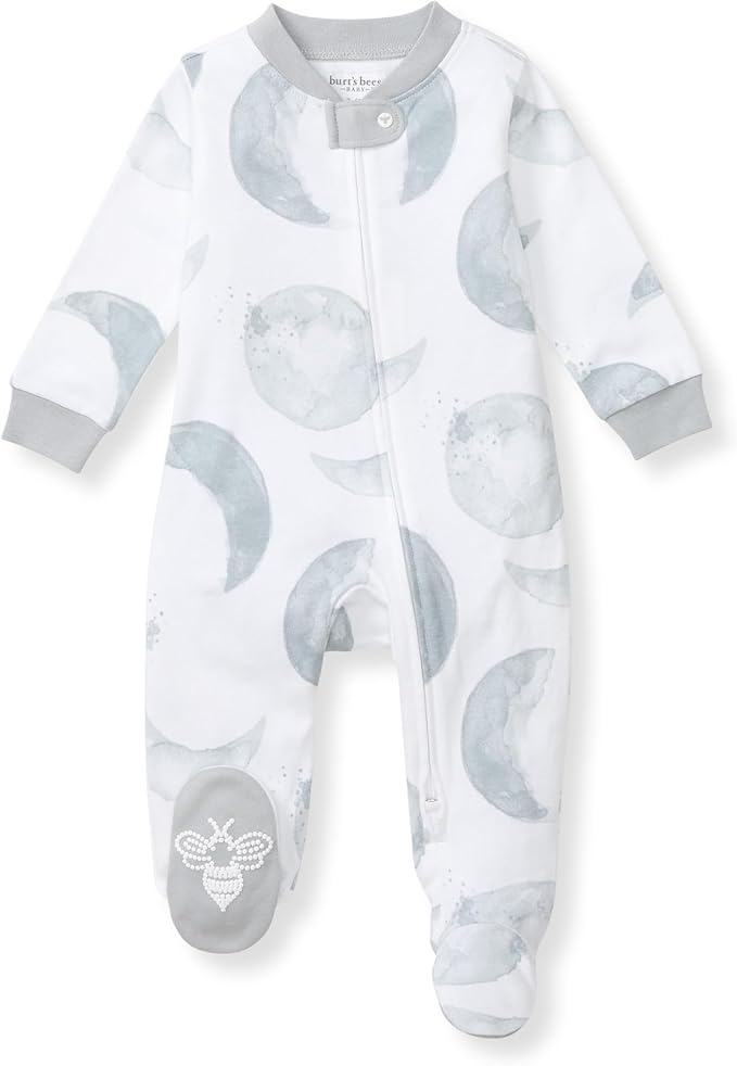 Burt’s Bees Baby Boys' One-Piece Sleep and Play 100% Organic Cotton PJs by BurtsBeesBaby