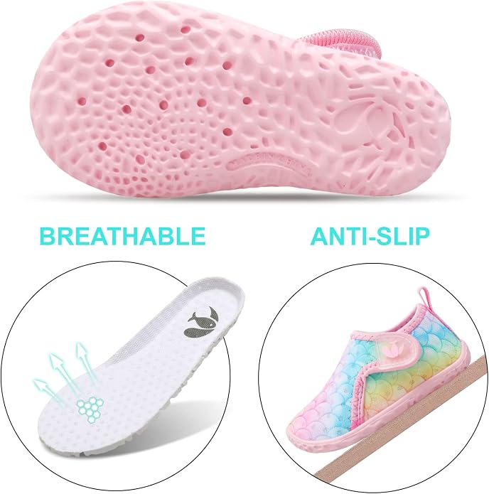 JOINFREE Baby Toddler Water Shoes Boys Girls Sandals Barefoot Kids Breathable - Image 4