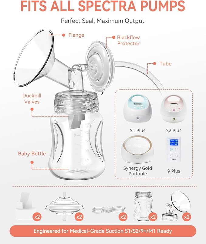 Breast Pump Parts Compatible - Image 2