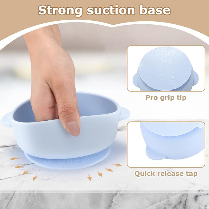 2 Pack Stainless Steel Baby Bowls - Image 5
