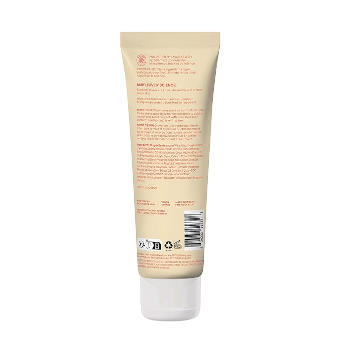 ATTITUDE Baby Lotion, EWG Verified Moisturizer, Dermatologically Tested - Image 6