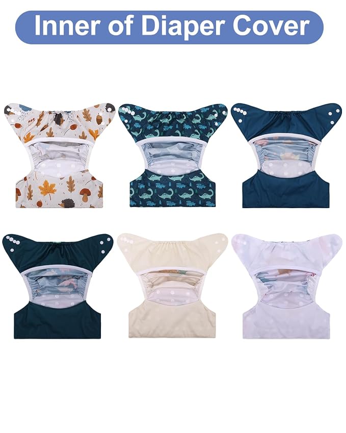 babygoal Cloth Diaper Covers 6 Pack - Image 7