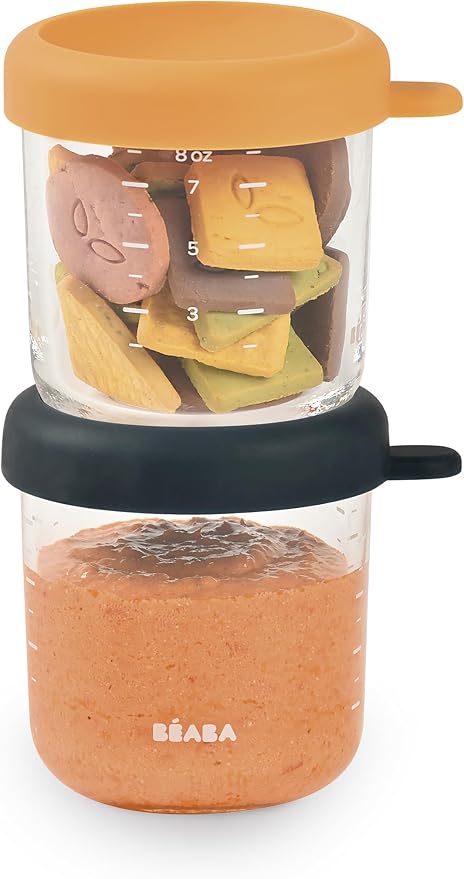 BEABA 2 Pack Glass Baby Food Jars - Image 6