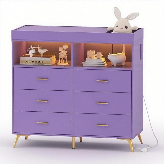 Changing Table Dresser with Drawers, Baby Dresser with Changing Table Top - Image 8