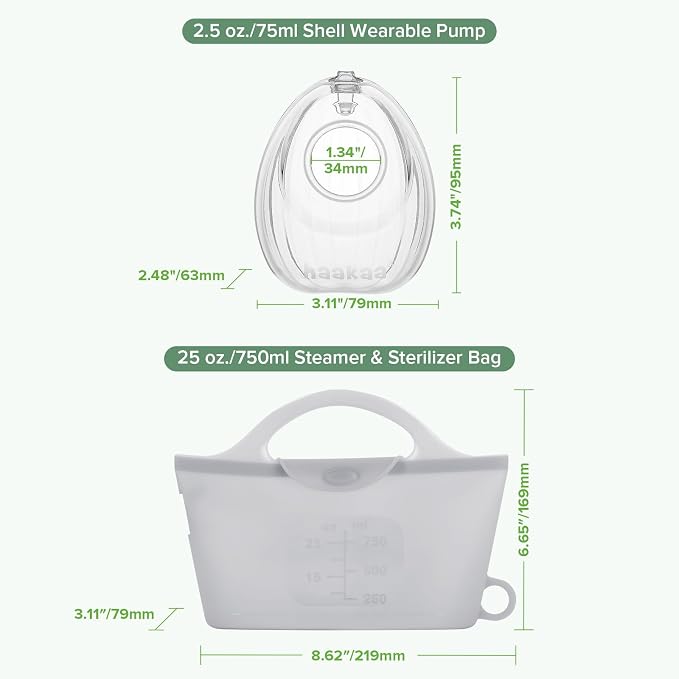 haakaa Wearable Silicone Breast Pump - Image 8