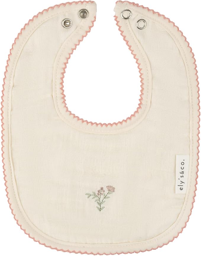 Ely's & Co. 100% Cotton Muslin Bib - Image 4