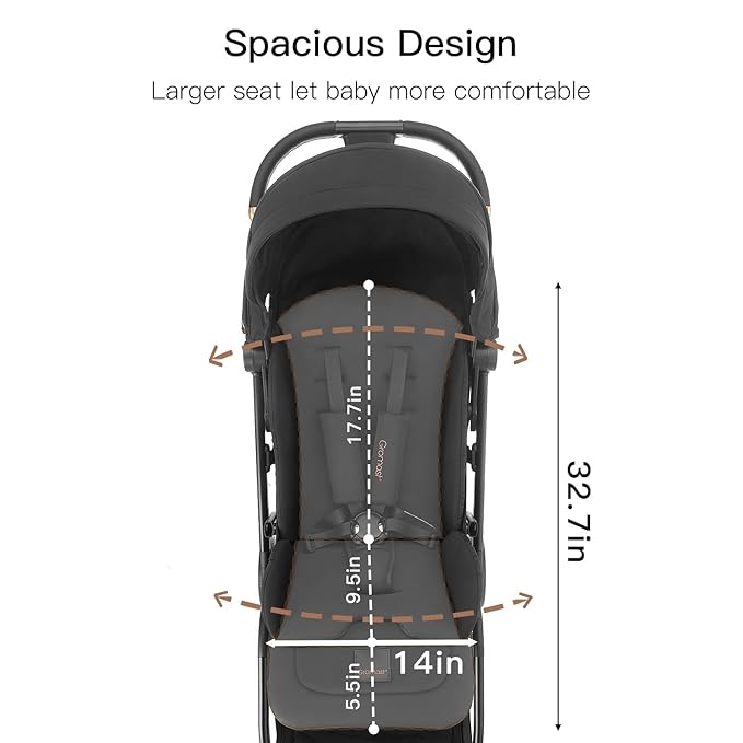 Gravity Folding Baby Stroller - Image 2