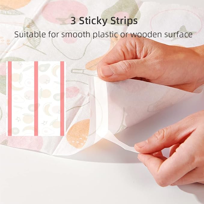 SUNVENO Disposable Baby Placemats – 20 Individually Wrapped Table Mats - Image 3