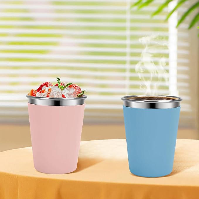 Kids Cups with Straws and Lids Leak Proof, 12oz Sippy Cups - Image 6