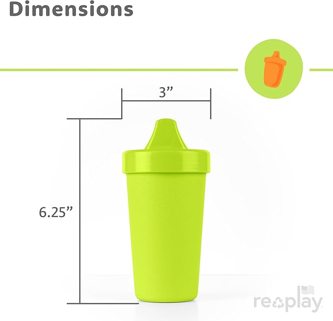 Re-Play Sippy Cups for Toddlers - 10 Oz. Reusable Spill Proof Cups for Kids - Image 9