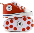Meckior Baby Girls Boys Canvas Sneakers Soft Sole High-Top Ankle Infant First by Meckior