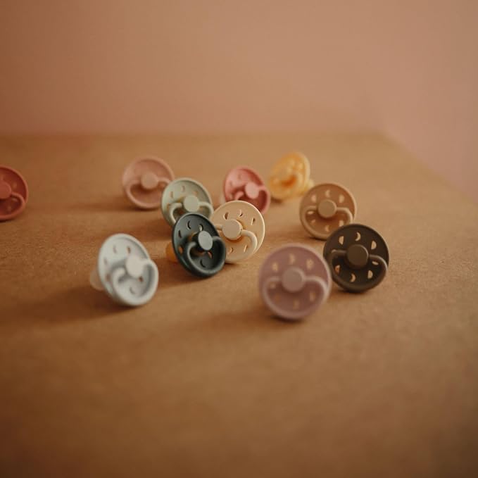 FRIGG Natural Rubber Baby Pacifier 4-Pack Crystal Sparkle | Made in Denmark | - Image 6