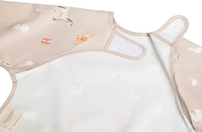 Ali+Oli Smock Bibs for Babies, BPA-Free Oeko-Tex Certified, Waterproof Baby - Image 5