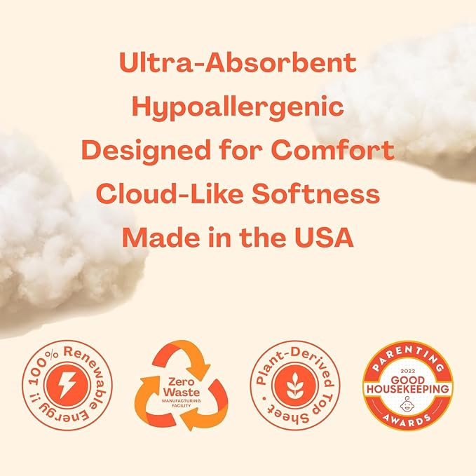 Hello Bello Premium Diapers Size 5, Extra-Absorbent, and Hypoallergenic Baby - Image 8