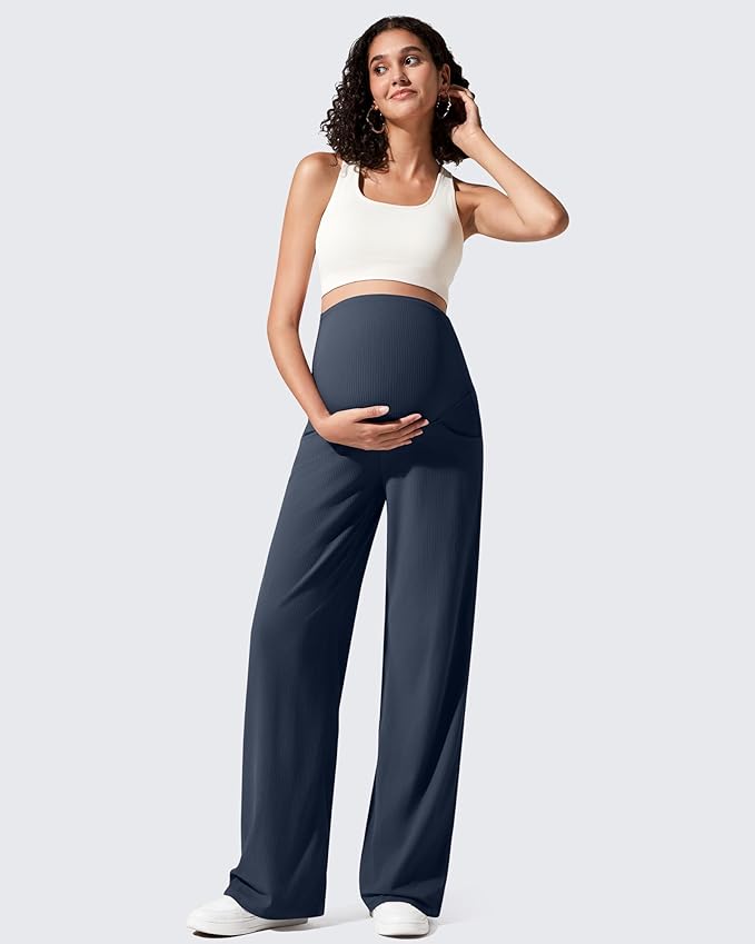G4Free Ribbed Maternity Yoga Pants - Image 6