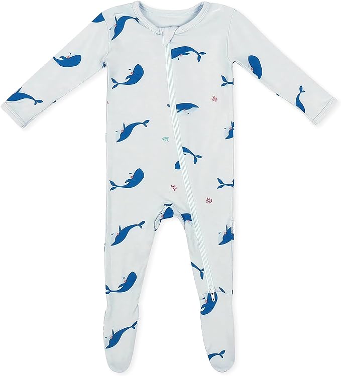 Bamboo Little Soft Baby Footie Pajamas, Baby Clothes, Newborn Sleepers by BambooLittle