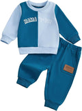 Kupretty Toddler Baby Boy Fall Winter Clothes Color Block Long Sleeve by Kupretty