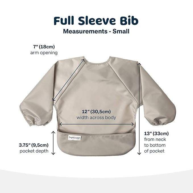 Tiny Twinkle Long Sleeve Bib for Babies & Toddlers – 2 Pack Waterproof Smock - Image 11
