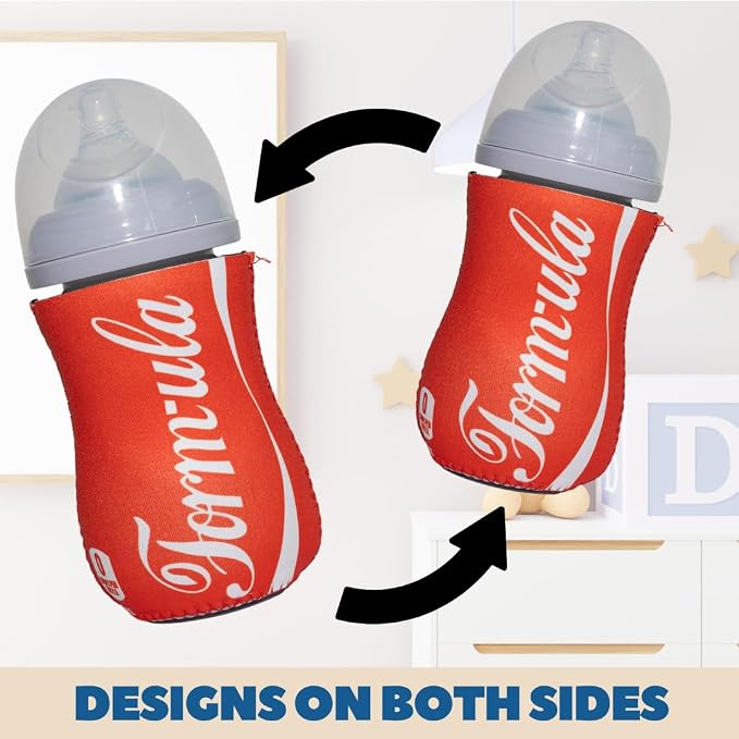 Soft Drink Themed Coozies for Baby Bottles - Image 3