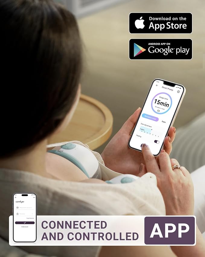 Heated Breast Pump Hands Free, Industry-Leading Heating Tech, Innovative - Image 3
