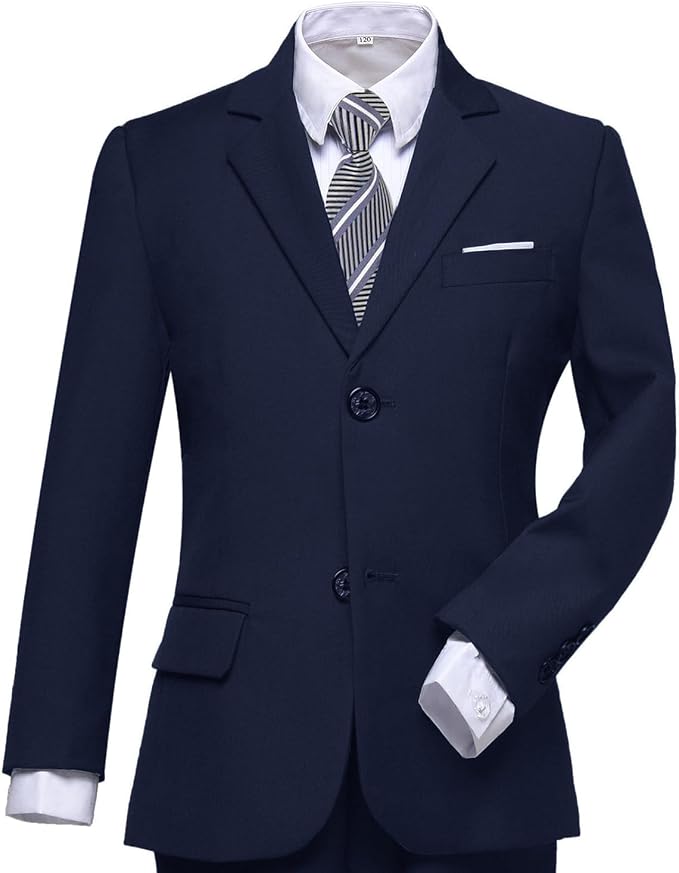 Boys Suit for Kids Tuxedo Suits for Wedding Formal Suit Set Toddler Boy Dress - Image 3
