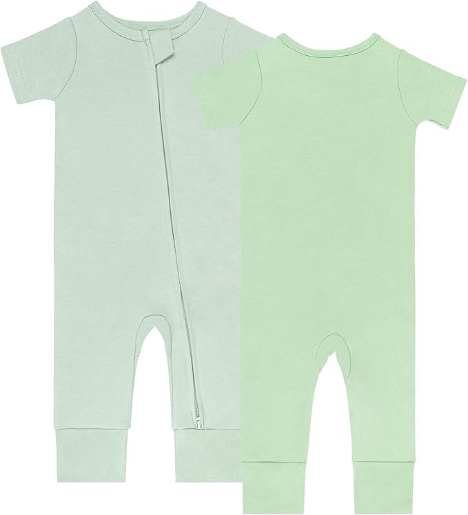 GUISBY Footless Short Sleeve Baby Pajamas by GUISBY