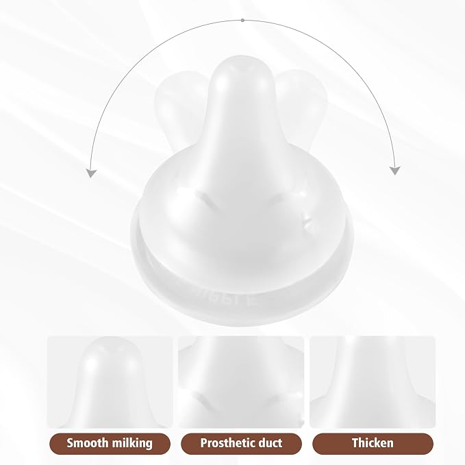 Glass Baby Bottles with Natural Response Nipple Size M - Image 7