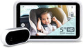 Tiny Traveler 5” HD Touch Screen Baby Car Monitor – Hackproof, No WiFi Baby by TinyTraveler