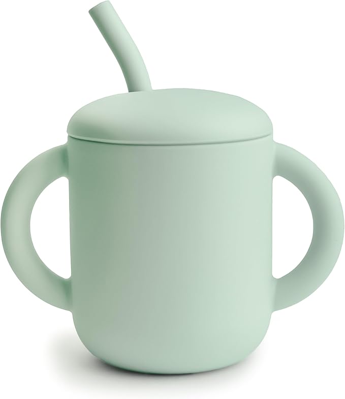 mushie 100% Silicone Training Cup & Straw by mushie
