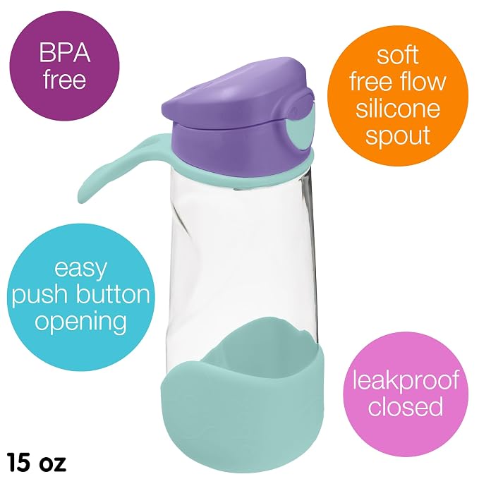 b.box 15 oz Sport Spout Kids Water Bottle - Image 3