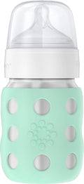 Lifefactory 8-Ounce Stainless-Steel Vacuum-Insulated Wide-Neck Baby Bottle by Lifefactory
