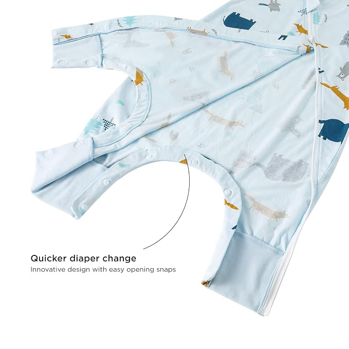 Duomiaomiao 0.5 TOG Toddler Sleep Sack 24-36 Months 100% Cotton Lightweight - Image 6